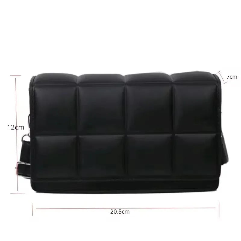Bolsa de ombro de couro PU de grande capacidade para mulheres, impermeável, clássica, simplicidade, senso de design, bolsa tiracolo feminina, tendência da moda