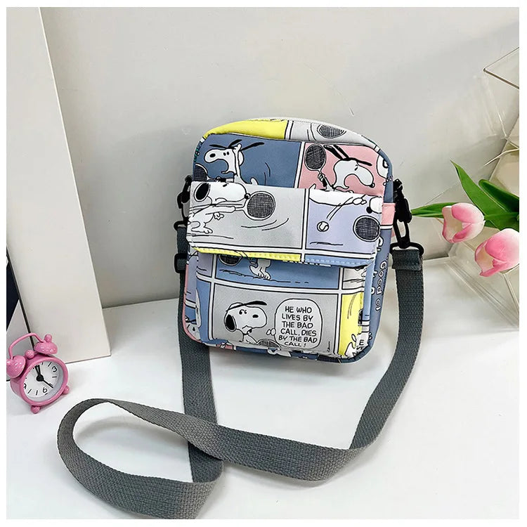 Bolsa crossbody dos desenhos animados para mulheres, bolsas crossbody criativas, bolsas diagonais de ombro nevado, novo, 2020, 2024